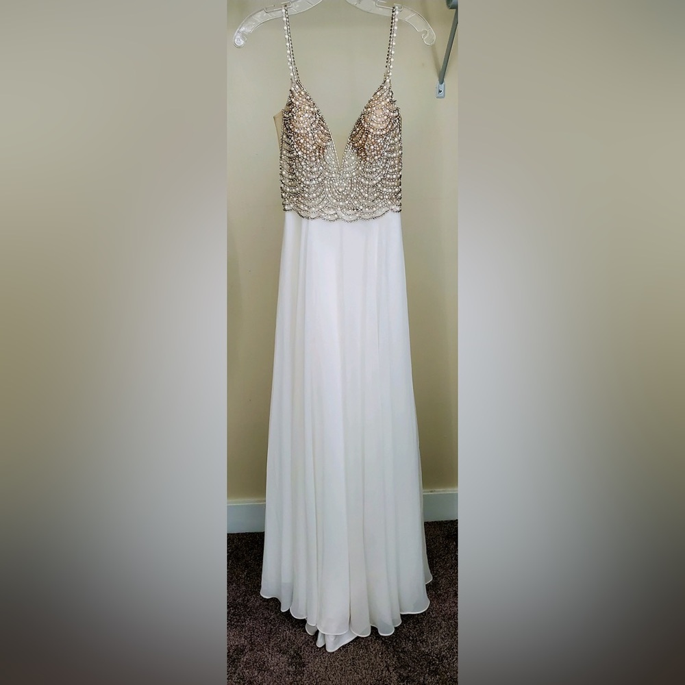 lulus white wedding dress size 4 - Picture 8 of 8